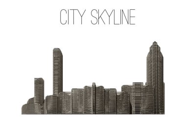 City Skyline - Binalar, Gökdelenler, Apartman Dairesi, Mimari Kompozisyon - Şehir Manzarası