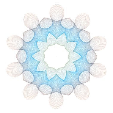 Guilloche Lissajous Element - vektör çizimi