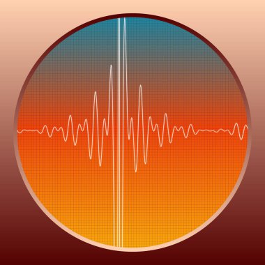 Sound Modulation  - vector illustration clipart
