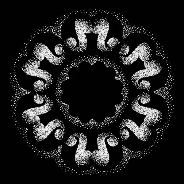 Mandala Inclinado Ilustración Vectorial — Archivo Imágenes Vectoriales