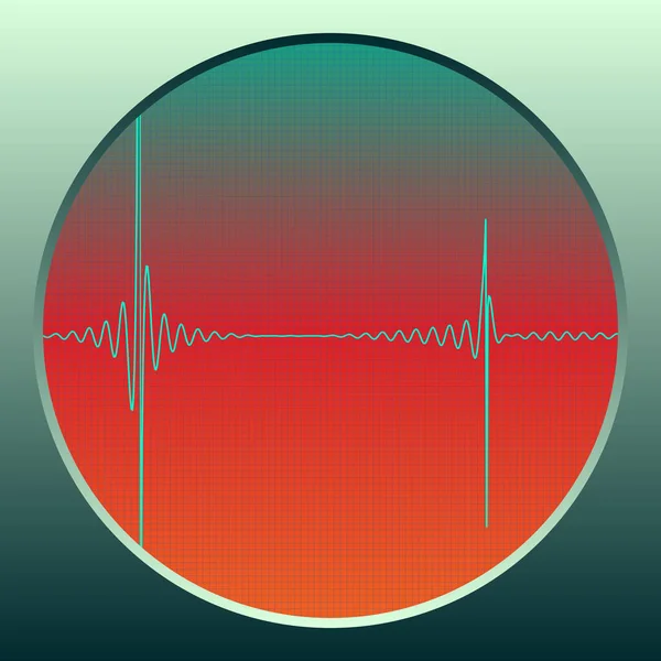 Modulace Zvuku Vektorová Ilustrace — Stockový vektor