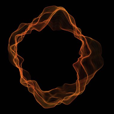 Dalga fütüristik yapısı - vektör bulanıklığı 