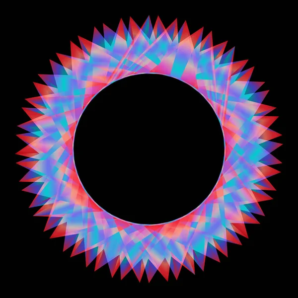 Étoile Brillante Multicolore Illustration Vectorielle — Image vectorielle