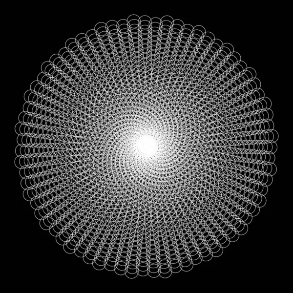 黑色矢量图解设计项目的环形圆盘 — 图库矢量图片
