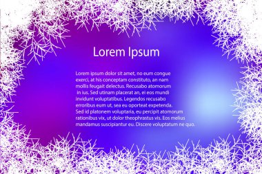 Kış ağaçları - vektör illüstrasyonu 