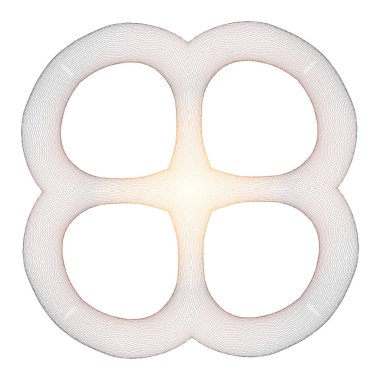 Guilloche Lissajous Element - vektör çizimi