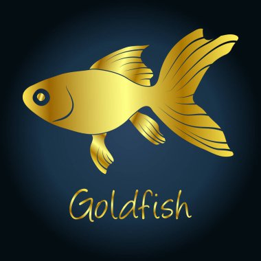 Japon Balığı - vektör özeti çizimi 