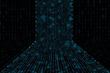 Soyut dijital arkaplan - vektör illüstrasyonu