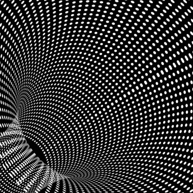 Infundibular futuristik yapı - vektör illüstrasyonu 