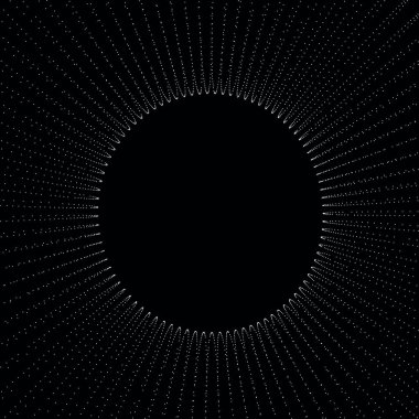 Episikloid yuvarlak arkaplan - vektör illüstrasyonu 