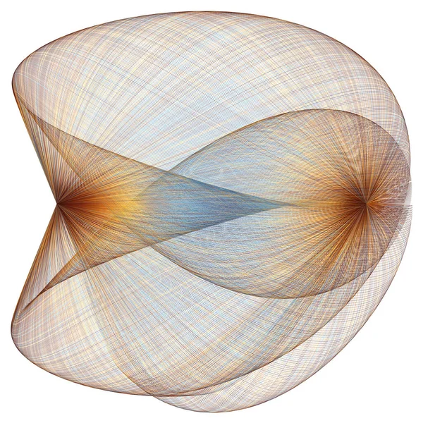 Forma Vettoriale Matematica Asimmetrica Ondulatoria — Vettoriale Stock