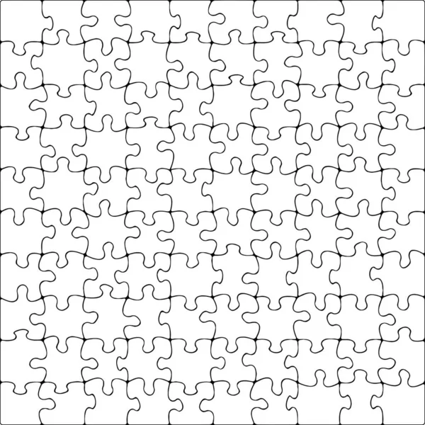Einfaches Puzzle Vektorillustration — Stockvektor