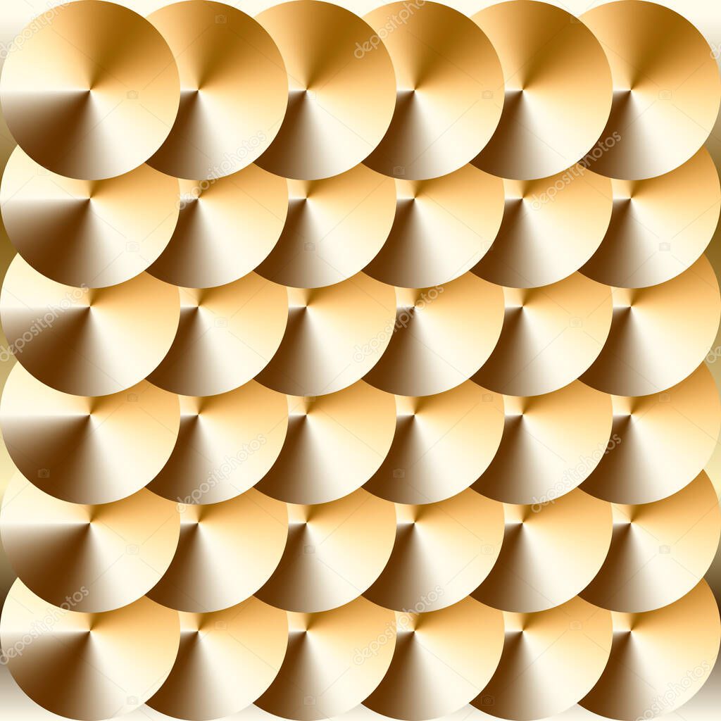 Circular brushed metal vector pattern  