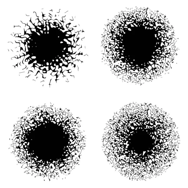 Fractale Vector Abstract Decagon — Stockvector