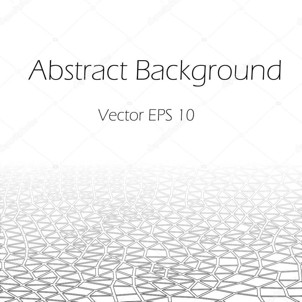Abstract white vector perspective background  