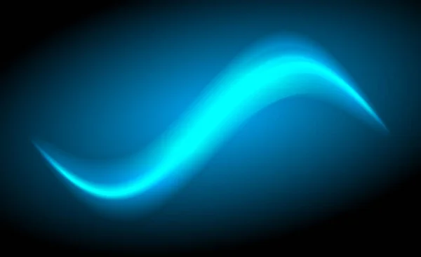 Vektor Blue Shining Wave — Stockvektor