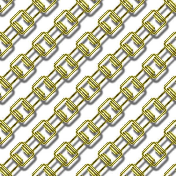 Continuous Metal Chain Pattern — Stock Photo, Image