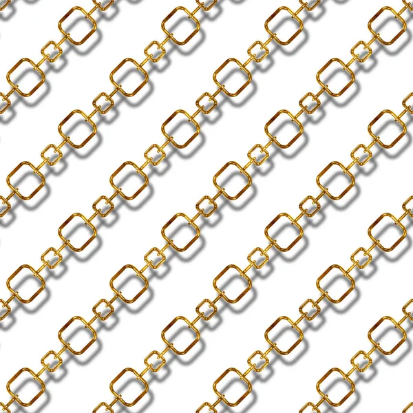 Continuous   metal chain pattern