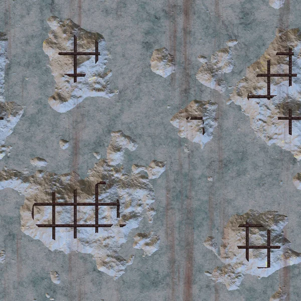 Damaged Concrete Repeating Pattern — Stock Photo, Image
