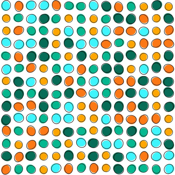 Retro Oval Repeating Pattern — Stock Photo, Image