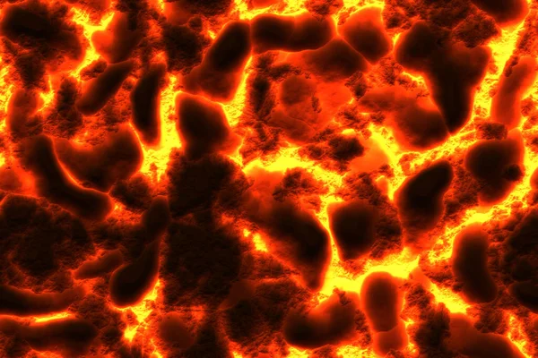 Continuous Pattern Hot Lava — Stock Photo, Image