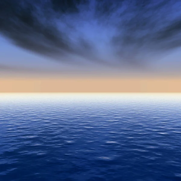 Landschaft Skyline Wasser Hintergrund — Stockfoto