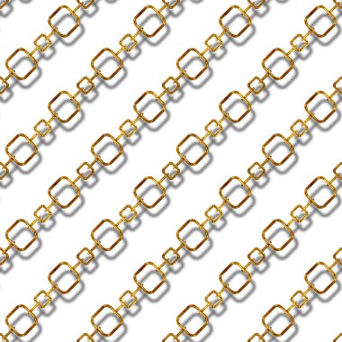Devamlı metal zincir deseni  