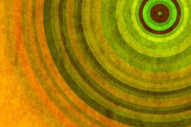 Retro eski eşmerkezli arkaplan