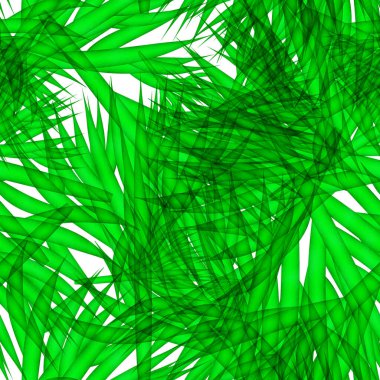 Parlak deniz yosunlarıyla kesintisiz desen