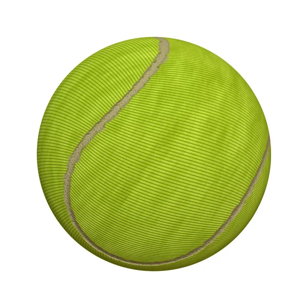 Piłka Tenisowa Izolowana Białym Tle Obiektu — Zdjęcie stockowe
