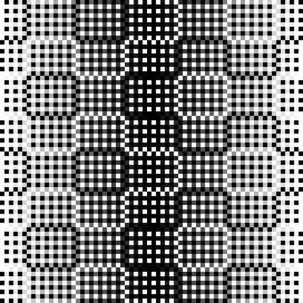 Motif Géométrique Continu Noir Blanc — Photo