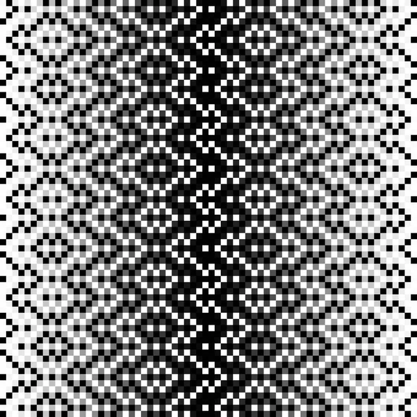 連続幾何学的黒と白のパターン — ストック写真