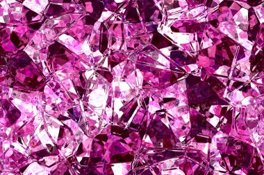 Geniş sürekli kristal cam deseni  