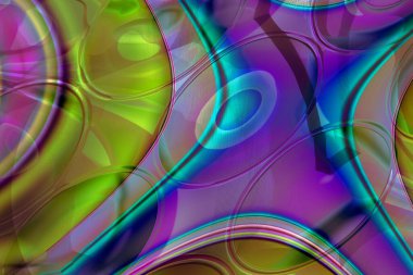 Geniş polikrom cam arkaplan