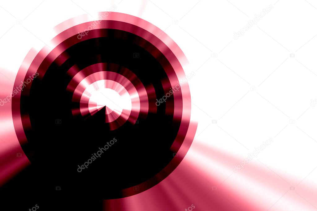 Wide brushed metal concentric background