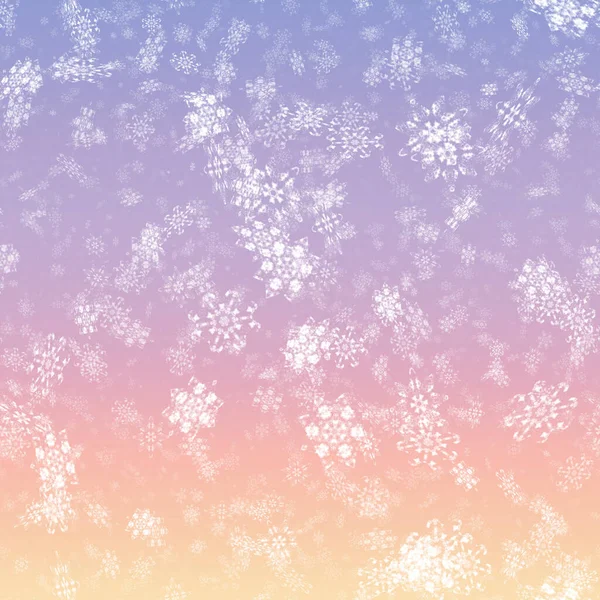 雪の結晶で背景を繰り返す — ストック写真