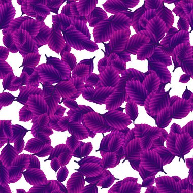 Parlak yapraklı kesintisiz desen