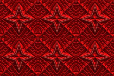 Tekrarlanan kırmızı parlak arkaplan  