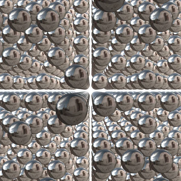 Атомна Взаємозамінна Кристалічна Клітина — стокове фото