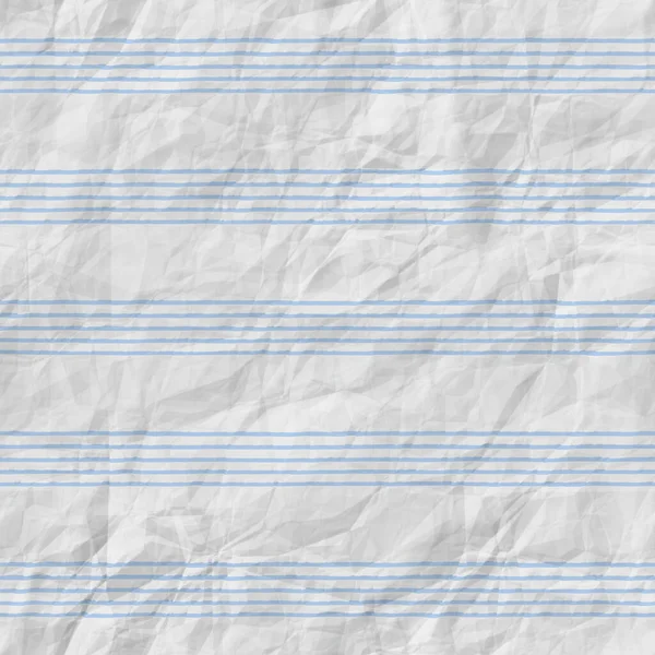 Crumple Music Paper Background — 图库照片