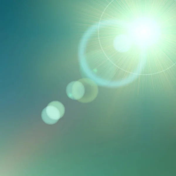 Lentile Lumina Soarelui Strălucire Explozii — Fotografie, imagine de stoc