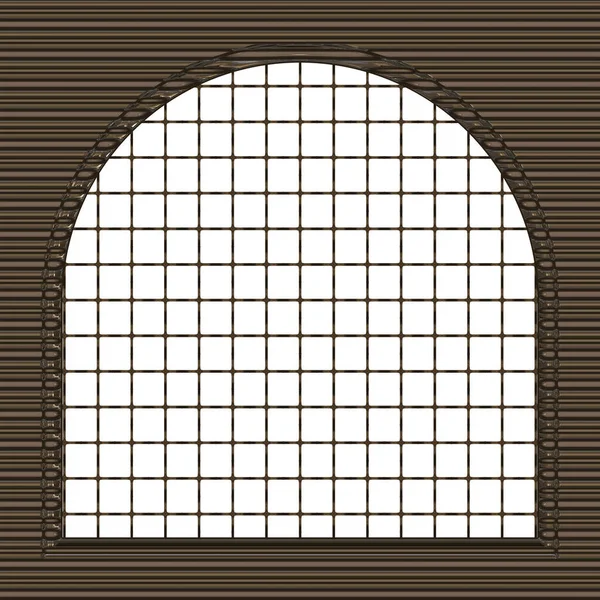 Small dormer window wih sash - 3D illustration