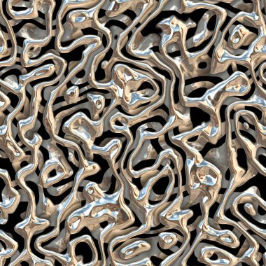 Erimiş metal arka planı tekrarlanıyor