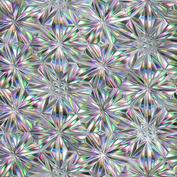 Continuous   crystal pattern background