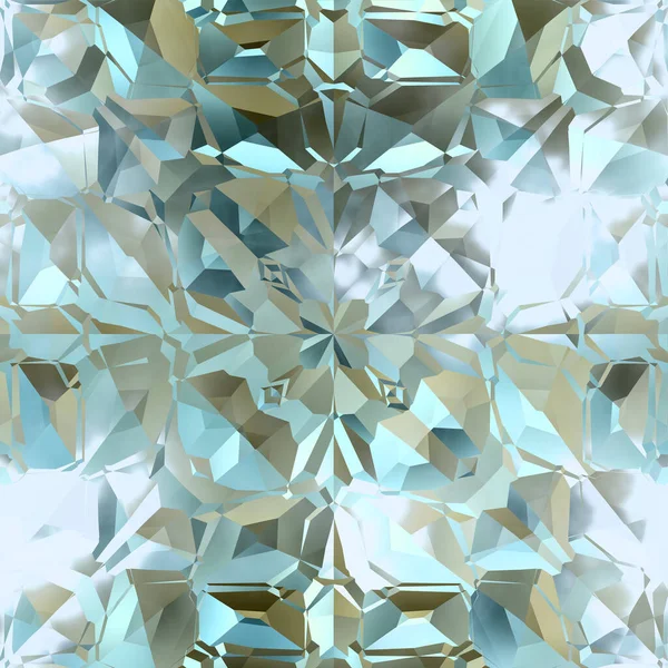 Kontinuerlig Kristall Mönster Bakgrund — Stockfoto