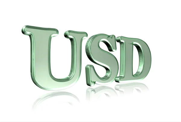 Usd Dollar Lettrage Illustration — Photo