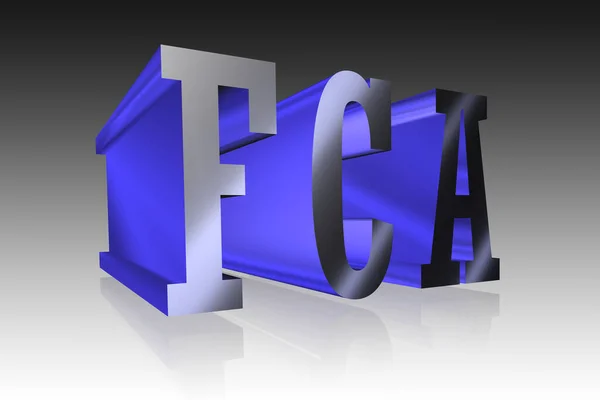 Lettere Fca Illustrazione — Foto Stock