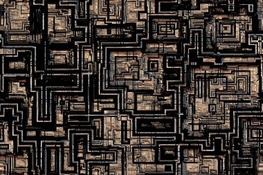 Geniş tekrarlanan soyut yüksek teknoloji arka planı