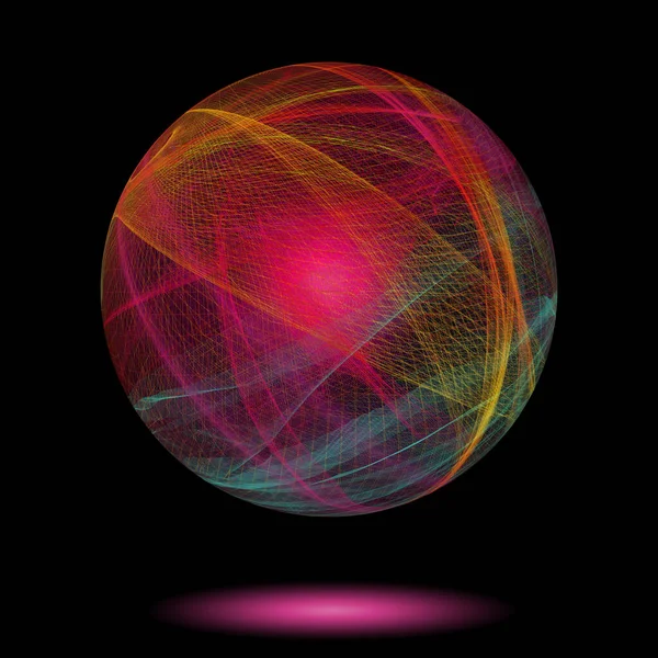 Світлий Сон Філателістичний Глобус — стокове фото