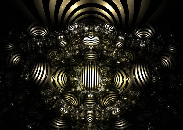 Fondo Fractal Steampunk Arte Fractal — Foto de Stock